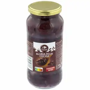 Alubias rojas cocidas Classic Carrefour 400 g.