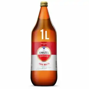 Cerveza Amstel botella 1 l.