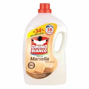 Detergente líquido marsella Omino Bianco 50 lavados.