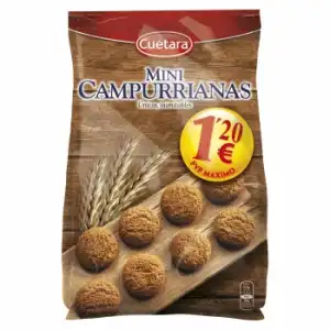 Galletas mini campurrianas Cuétara 260 gr.