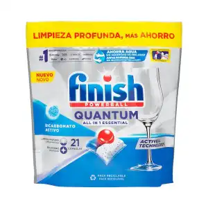 Lavavajillas Quantum Finish en pastillas Paquete 0.2184 kg