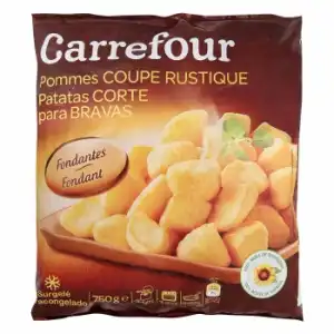 Patatas corte para bravas Carrefour 750 g.