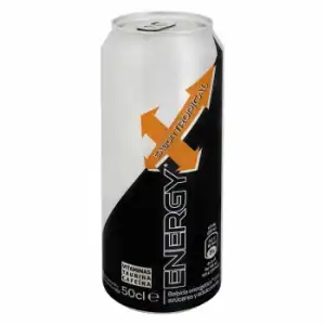 Bebida energética Carrefour Energy sabor tropical 50 cl.