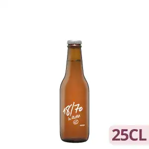 Cerveza especial 18/70 La Rubia Botellín 250 ml