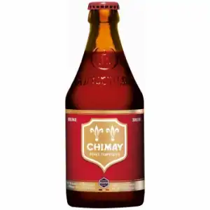Cerveza tostada roja Chimay belga trapense botella 33 cl.