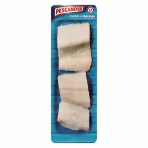 Filetes de bacalao ultracongelado Pescanova 400 g.