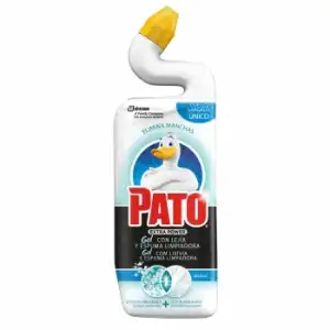 Gel con lejía y espuma limpiadora extra power marine Pato 750 ml.