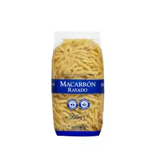 Macarrón rayado Hacendado Paquete 0.5 kg