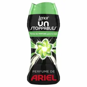 Perfume para la ropa en perlas concentradas con perfume de Ariel Unstoppables Lenor 210 g.