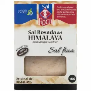 Sal fina rosada del Himalaya Roca 1 kg.