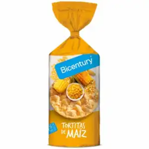 Tortitas de maíz Bicentury 130 g.