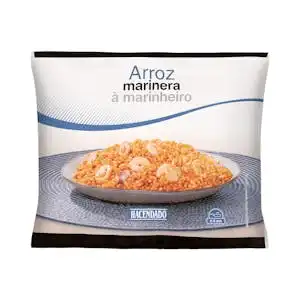 Arroz marinera Hacendado ultracongelado