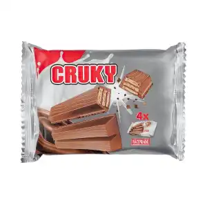 Barritas crujientes Cruky Hacendado recubiertas de chocolate con leche Paquete 0.144 kg