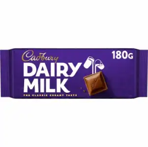 Chocolate con leche Cadbury 180 g.