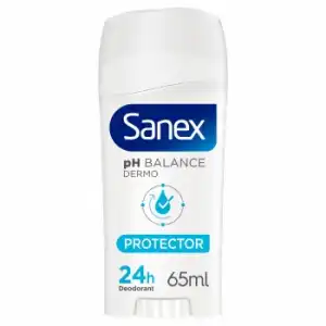 Desodorante stick dermo protector 24h pH Balance Sanex 65 ml.