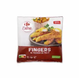 Fingers de pechuga de pollo Carrefour Extra 400 g.