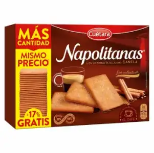 Galletas napolitana Cuétara 500 g.