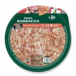 Pizza barbacoa Carrefour 400 g.