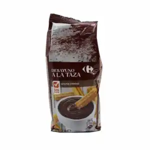 Chocolate a laTtaza en Polvo Carrefour sin Gluten 400 g.