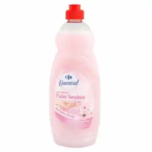 Lavavajillas a mano para pieles sensibles perfume floral Carrefour Essential 750 ml.