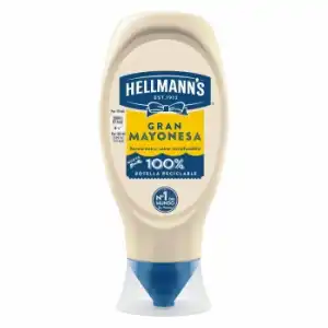 Mayonesa Hellmann's sin gluten envase 430 ml.