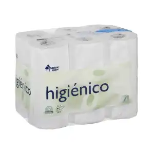 Papel higiénico doble hoja Bosque Verde Paquete 1 ud