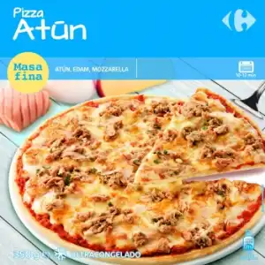 Pizza de atún Carrefour 350 g.