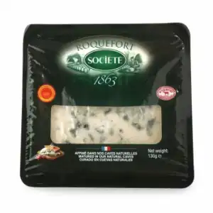 Queso azul roquefort Societé cuña 130 g