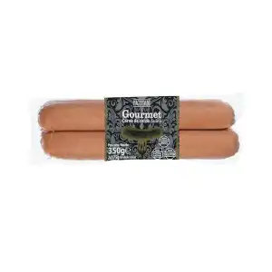 Salchichas gourmet Hacendado 2 paquetes X 0.175 kg