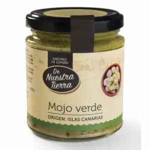 Salsa mojo verde De Nuestra Tierra tarro 200 g.