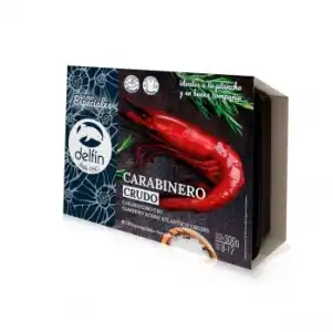 Carabinero crudo 8/12 piezas congelado Delfin 300 g.