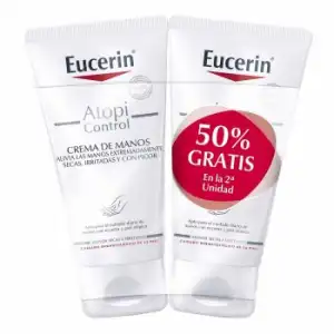 Crema de manos Atopi control para piel seca pack 2 unidades de 75 ml.