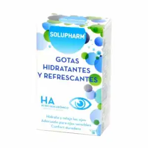 Gotas Hidratantes y refrescantes Ácido Hialurónico Solupharm 10 ml.