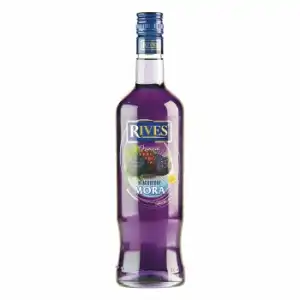 Licor de mora Rives sin alcohol 70 cl.