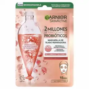 Mascarilla facial de tejido reparadora con probióticos SkinActive Garnier 1 ud.