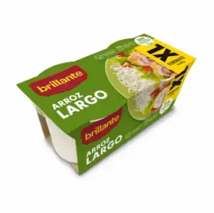 Arroz largo para microondas Brillante pack de 2 unidades de 200 g.