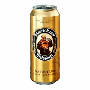 Cerveza Franziskaner Weissbier Naturtrüb lata 50 cl.