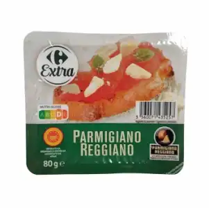 Escamas de parmesano Carrefour 80 g.