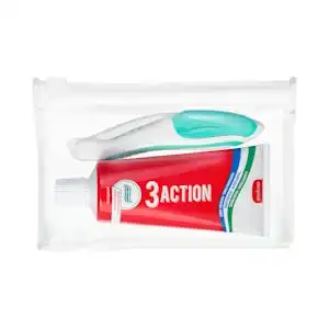 Kit de viaje higiene dental Deliplus 3 Action  1 ud