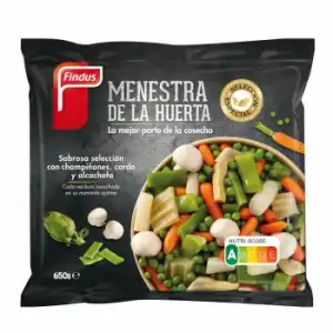 Menestra de la huerta Findus 650 g.