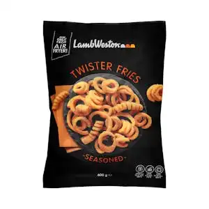 Patatas prefritas Twister fries Lambweston ultracongeladas Paquete 0.6 kg