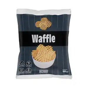 Patatas prefritas Waffle con piel Hacendado ultracongeladas