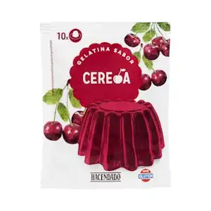 Preparado en polvo gelatina cereza Hacendado