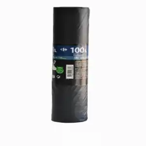 10 Bolsas de Basura Material Reciclado CARREFOUR Cubo Comunidad 100 l.
