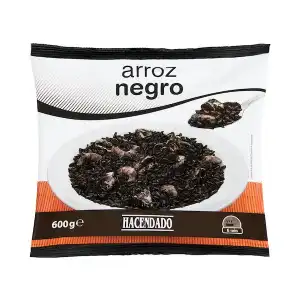 Arroz negro Hacendado ultracongelado Paquete 0.6 kg