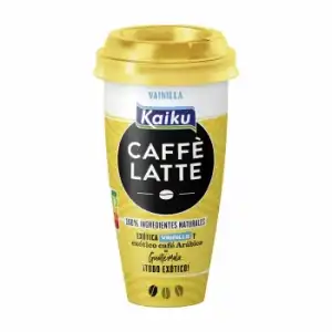 Café latte de vainilla Kaiku sin gluten 230 ml.