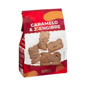 Galletas caramelo y jengibre Hacendado Paquete 0.6 kg