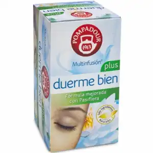 Infusión duerme bien plus en bolsitas Pompadur 20 ud.