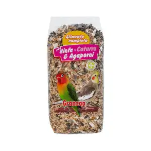 Alimento completo para ninfa y agaporni Granzoo Paquete 0.8 kg