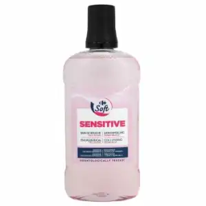 Enjuague bucal sensitive 0% alcohol Carrefour Soft 500 ml.